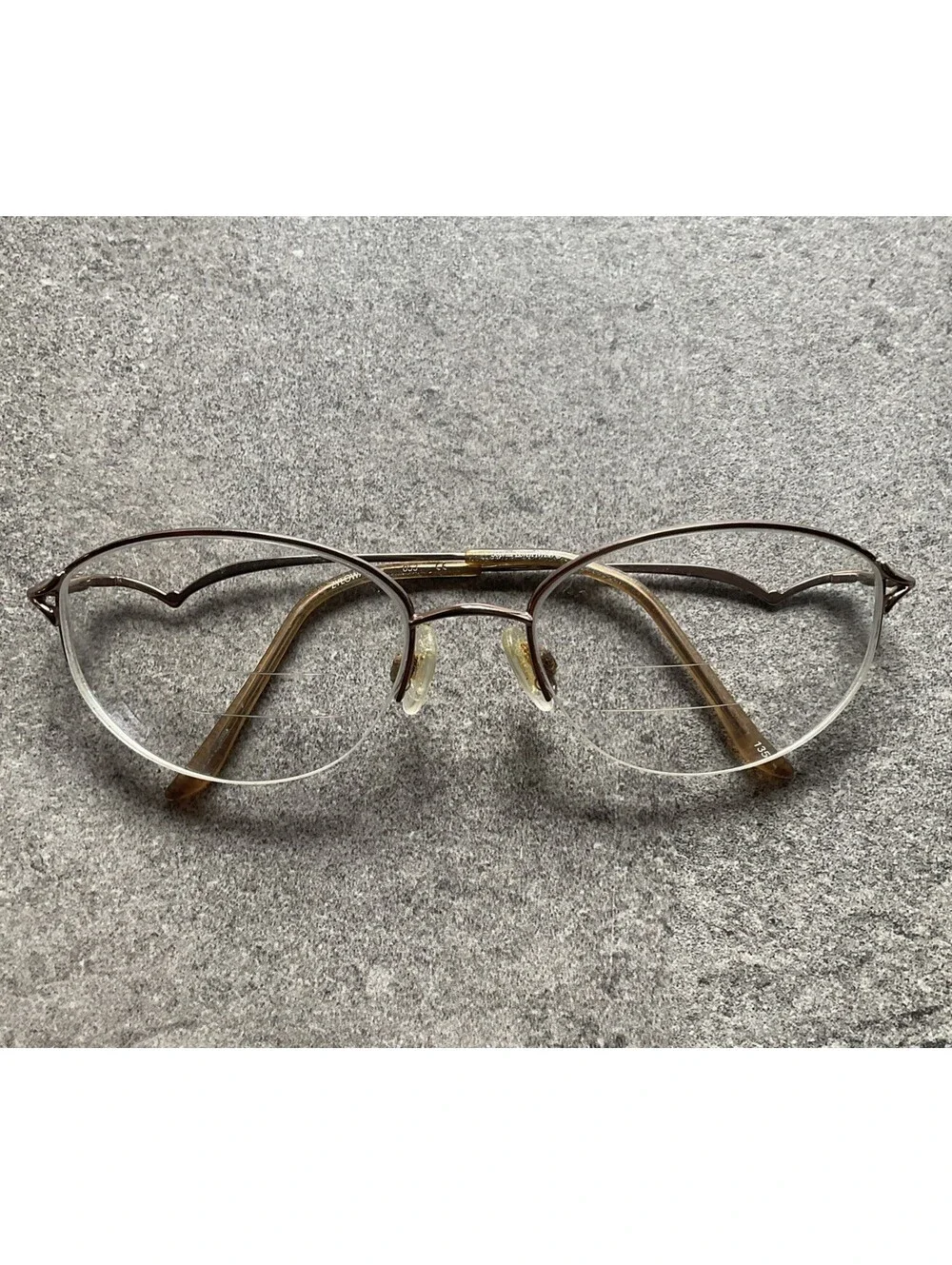 Sophia Loren Eyeglasses Frame M147 Zyloware 54 18 135 Gold Tone Frames G1